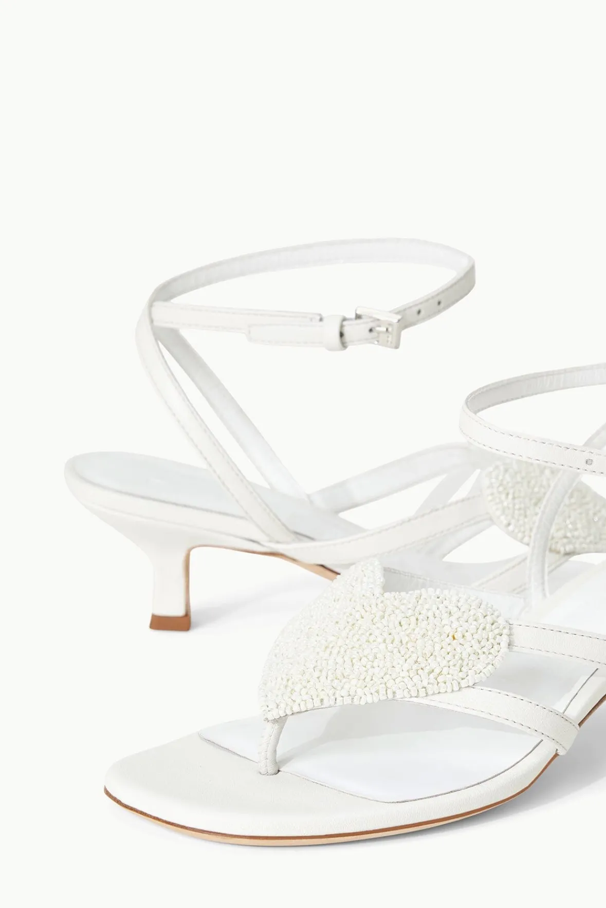Heels<STAUD AMOUR KITTEN HEEL PAPER