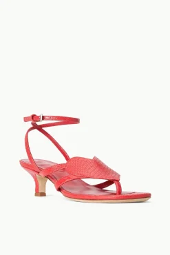 Heels<STAUD AMOUR KITTEN HEEL  RED ROSE REDROSE