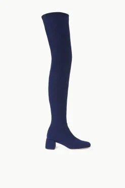 The Boot Shop<STAUD ANDY OVER THE KNEE BOOT   NAVY