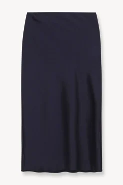 Skirts|Essentials<STAUD ANGELA SKIRT NAVY