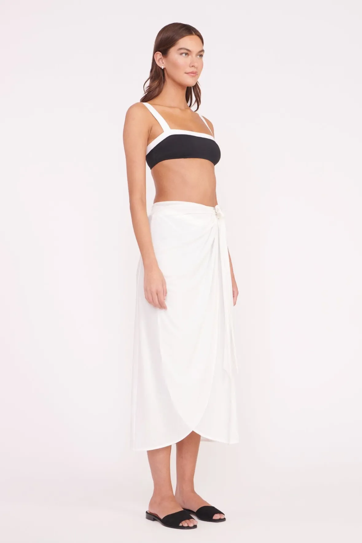 Cover-Ups<STAUD ANGELICA COVERUP SKIRT WHITE