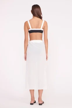Cover-Ups<STAUD ANGELICA COVERUP SKIRT WHITE