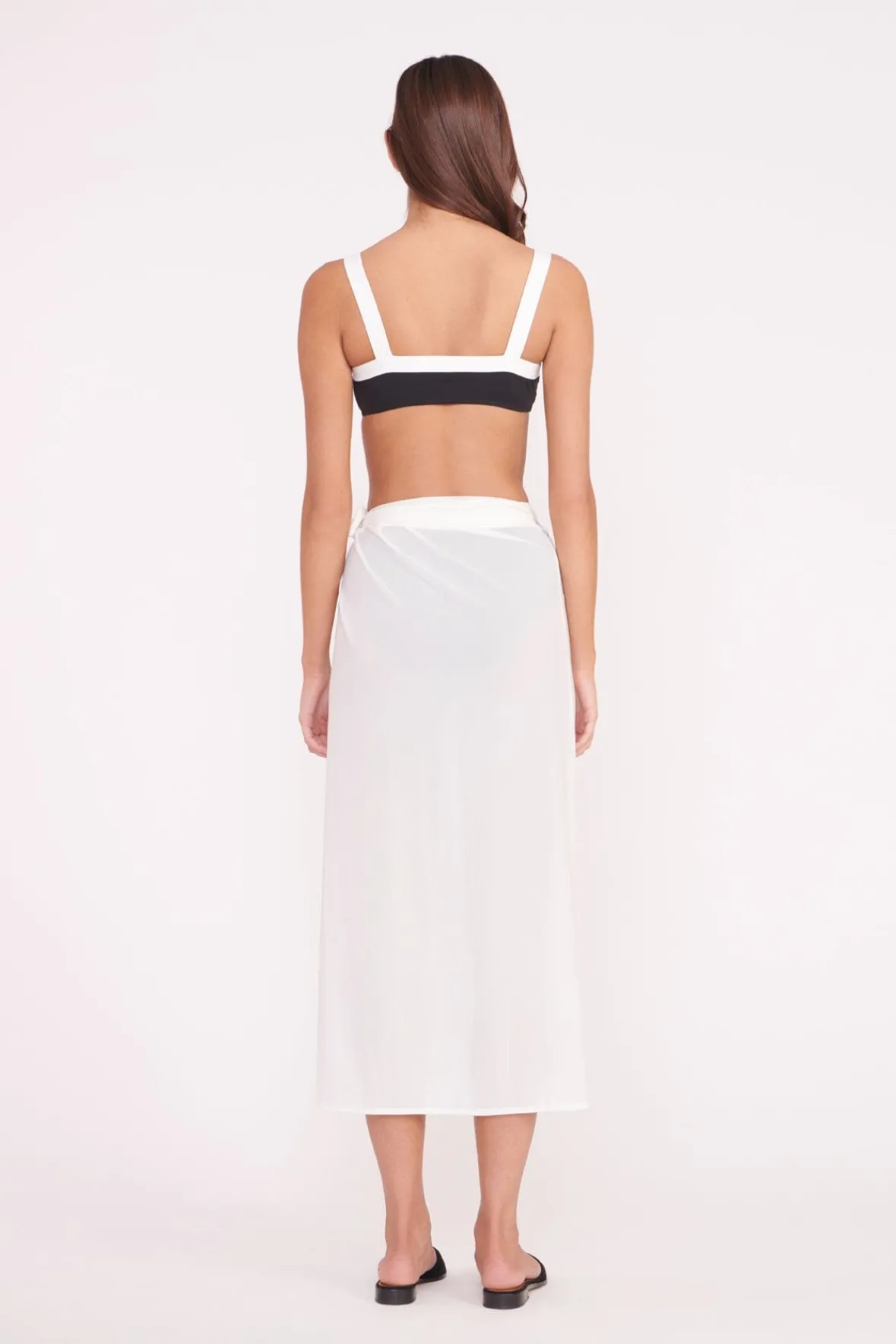 Cover-Ups<STAUD ANGELICA COVERUP SKIRT WHITE