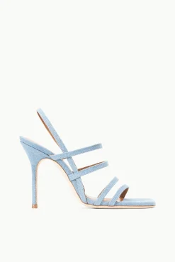 STAUD + Wrangler<STAUD ANISE HEEL DENIM BLUE DENIMBLUE