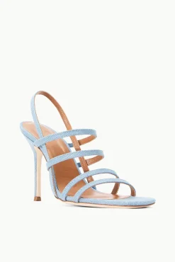 STAUD + Wrangler<STAUD ANISE HEEL  DENIM BLUE DENIMBLUE