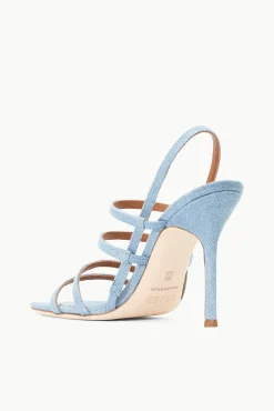 STAUD + Wrangler<STAUD ANISE HEEL  DENIM BLUE DENIMBLUE