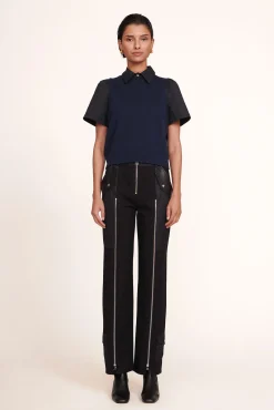 Tops<STAUD ARYA TOP  NAVY BLACK NAVYBLACK