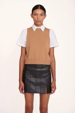 Tops<STAUD ARYA TOP TAN WHITE TANWHITE