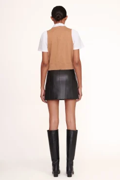 Tops<STAUD ARYA TOP  TAN WHITE TANWHITE