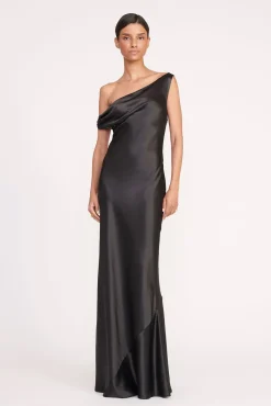 Dresses<STAUD ASHANTI DRESS BLACK