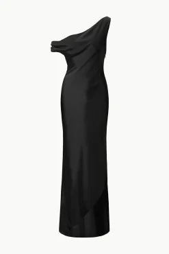 Dresses<STAUD ASHANTI DRESS BLACK