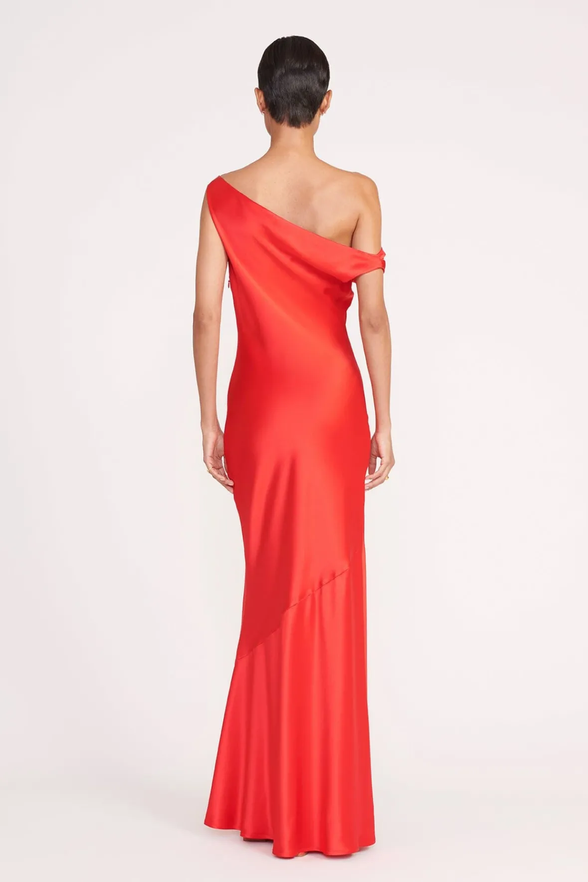 Dresses<STAUD ASHANTI DRESS RED ROSE REDROSE