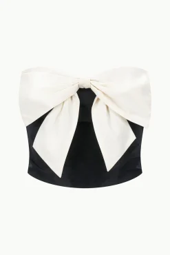 Tops<STAUD ATTICUS TOP BLACK IVORY BLACKIVORY