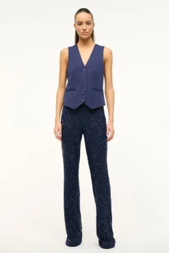 Spring Suiting|The Evening Edit<STAUD AVOLA PANT NAVY