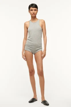 Best Sellers|Tops<STAUD AYANA TOP  HEATHER GREY HEATHERGREY