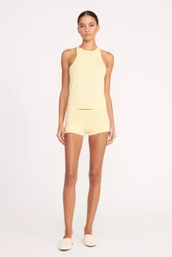 Best Sellers|Tops<STAUD AYANA TOP  LEMON DROP LEMONDROP