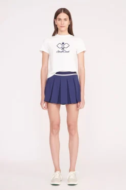 STAUD Court<STAUD BACKHAND TOP   WHITE