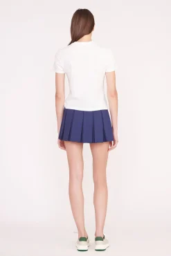 STAUD Court<STAUD BACKHAND TOP   WHITE