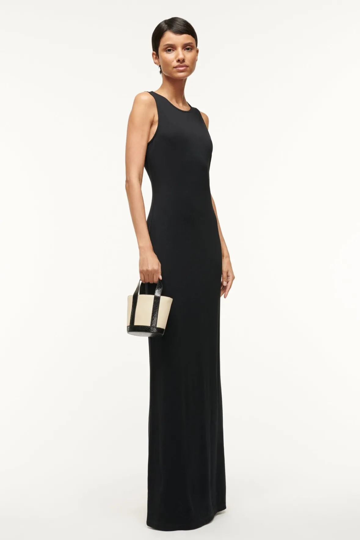 Dresses<STAUD BARI DRESS BLACK