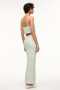 The Evening Edit|Skirts<STAUD BARLETTA SKIRT CARIBBEAN