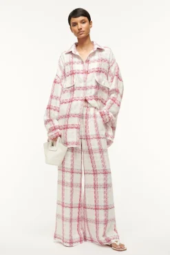 Outerwear & Jackets<STAUD BASSETTI SHIRT JACKET TEA TOWEL TEATOWEL