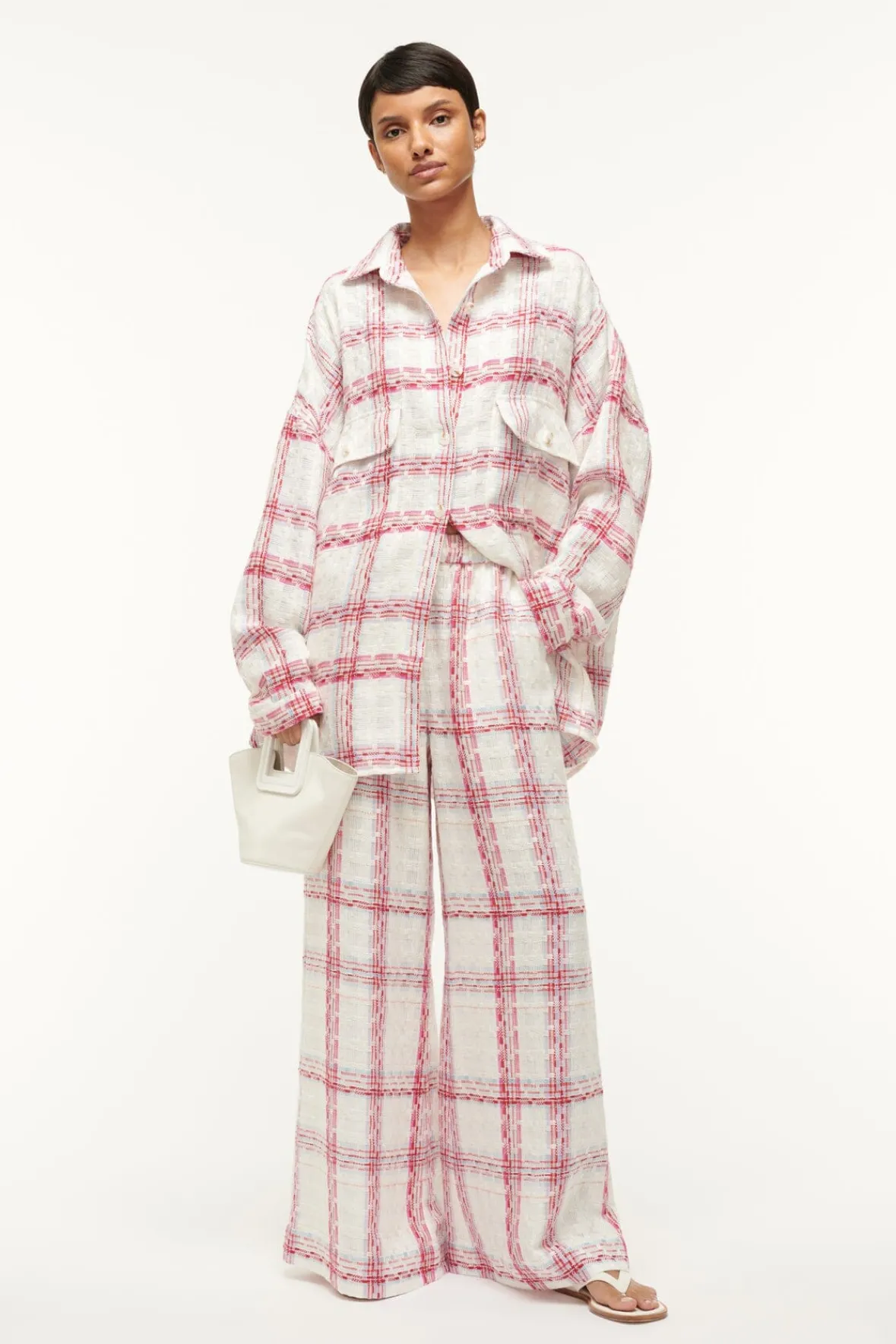 Outerwear & Jackets<STAUD BASSETTI SHIRT JACKET TEA TOWEL TEATOWEL