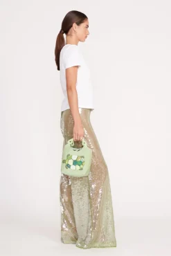 Bucket|Beaded<STAUD BEADED COTE BAG  BABY TURTLE BABYTURTLE