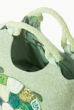 Bucket|Beaded<STAUD BEADED COTE BAG BABY TURTLE BABYTURTLE