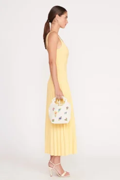 Bucket|Beaded<STAUD BEADED COTE BAG FIRST BLOOM DAY FIRSTBLOOMDAY