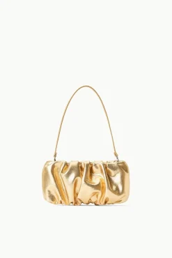 Clutches|Shoulder<STAUD BEAN BAG GOLD