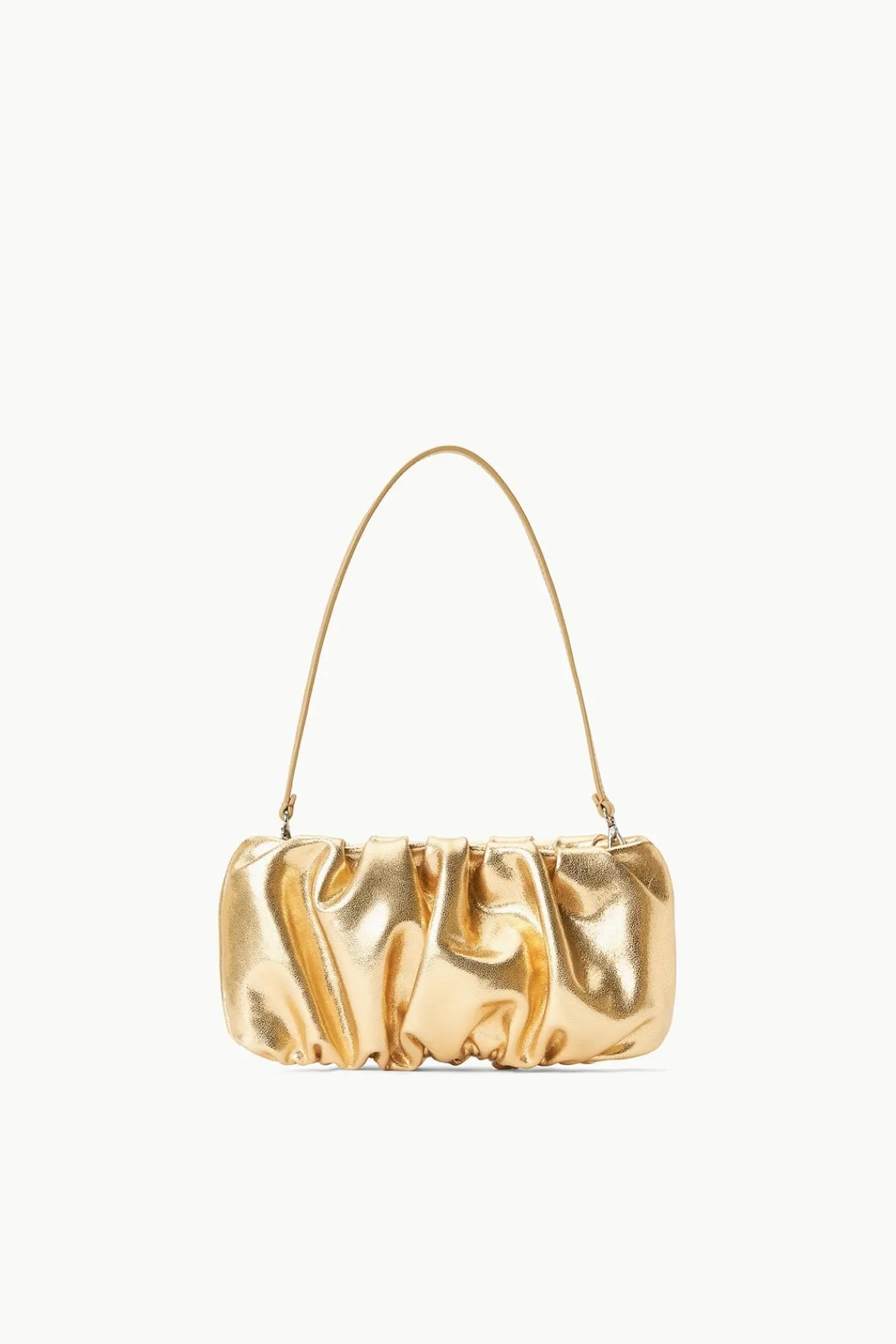 Clutches|Shoulder<STAUD BEAN BAG GOLD