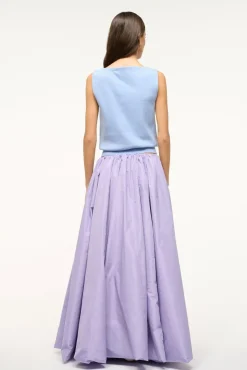 The Evening Edit|Skirts<STAUD BELLAGIO SKIRT   LILAC