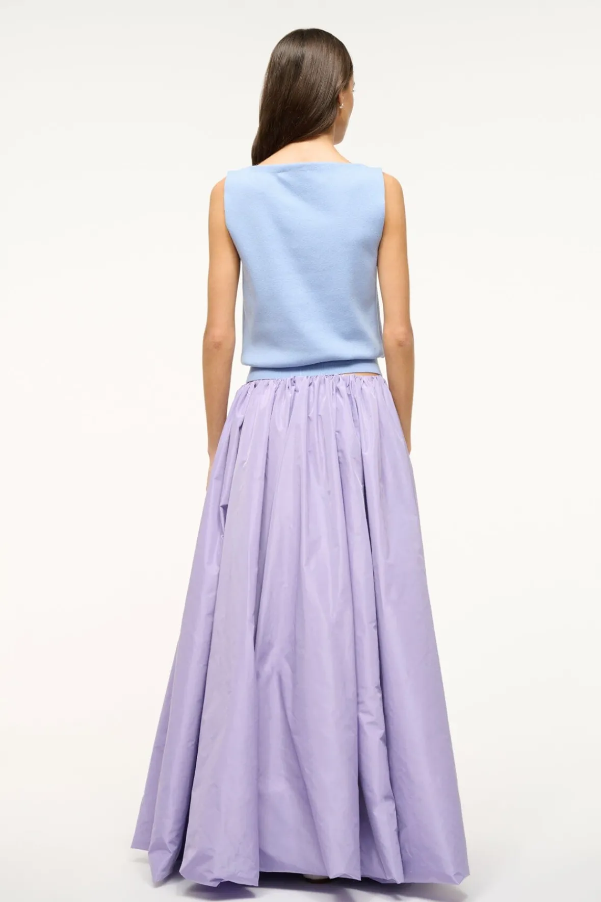 The Evening Edit|Skirts<STAUD BELLAGIO SKIRT LILAC