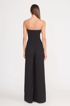 Dresses<STAUD BENJAMIN JUMPSUIT   BLACK