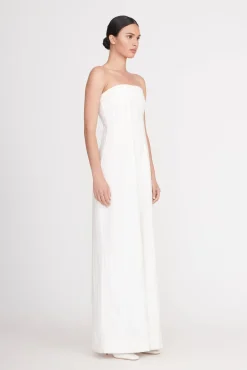 Dresses<STAUD BENJAMIN JUMPSUIT   ECRU