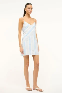 Dresses<STAUD BIANCO DRESS  ADRIATIC STRIPE ADRIATICSTRIPE
