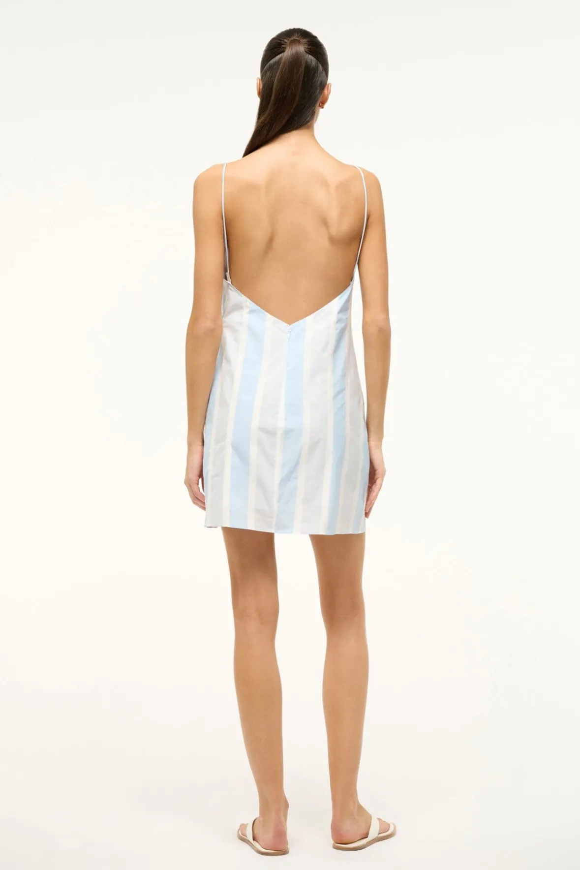 Dresses<STAUD BIANCO DRESS ADRIATIC STRIPE ADRIATICSTRIPE