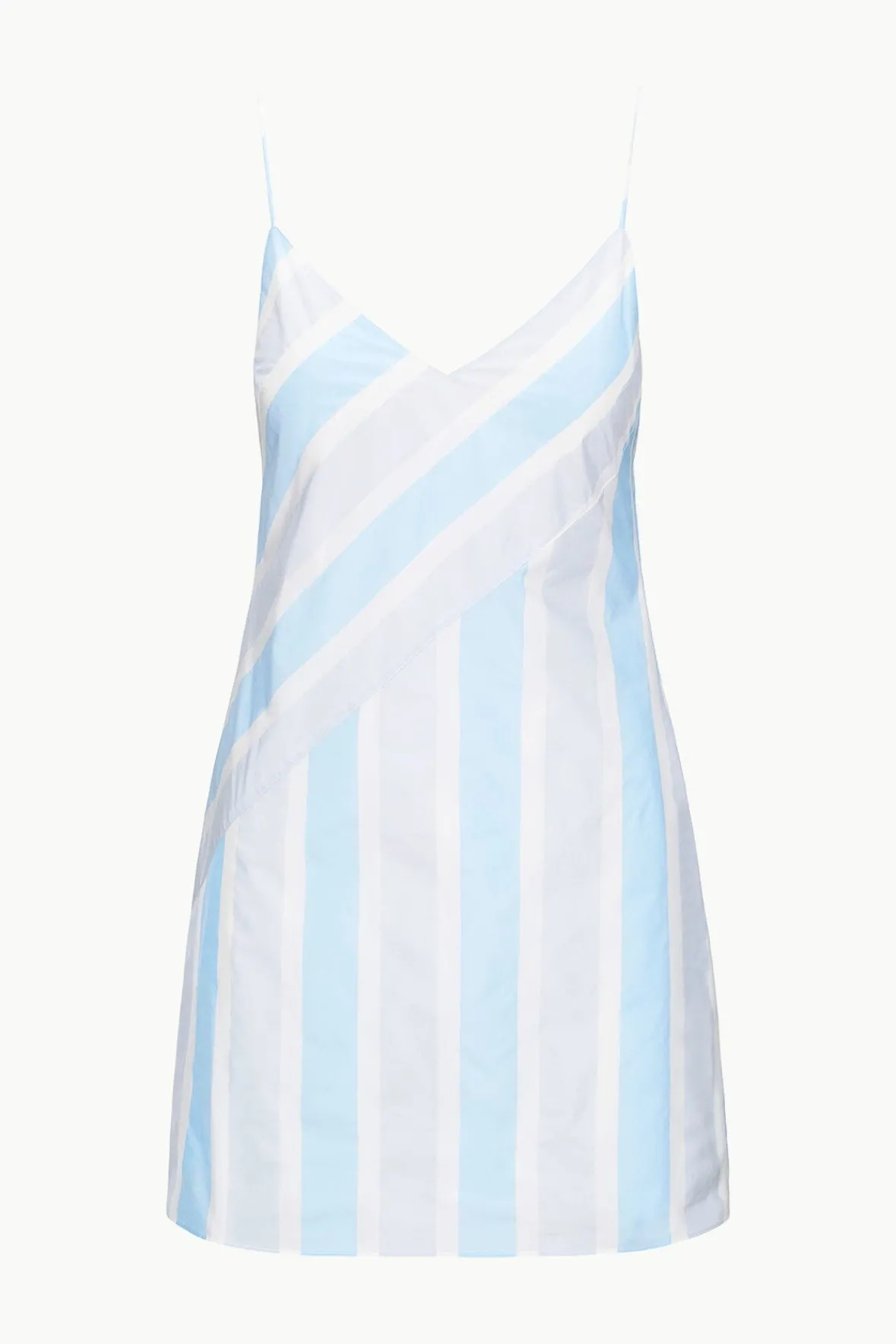 Dresses<STAUD BIANCO DRESS ADRIATIC STRIPE ADRIATICSTRIPE