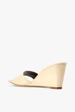 Platforms & Wedges<STAUD BILLIE WEDGE   CREAM