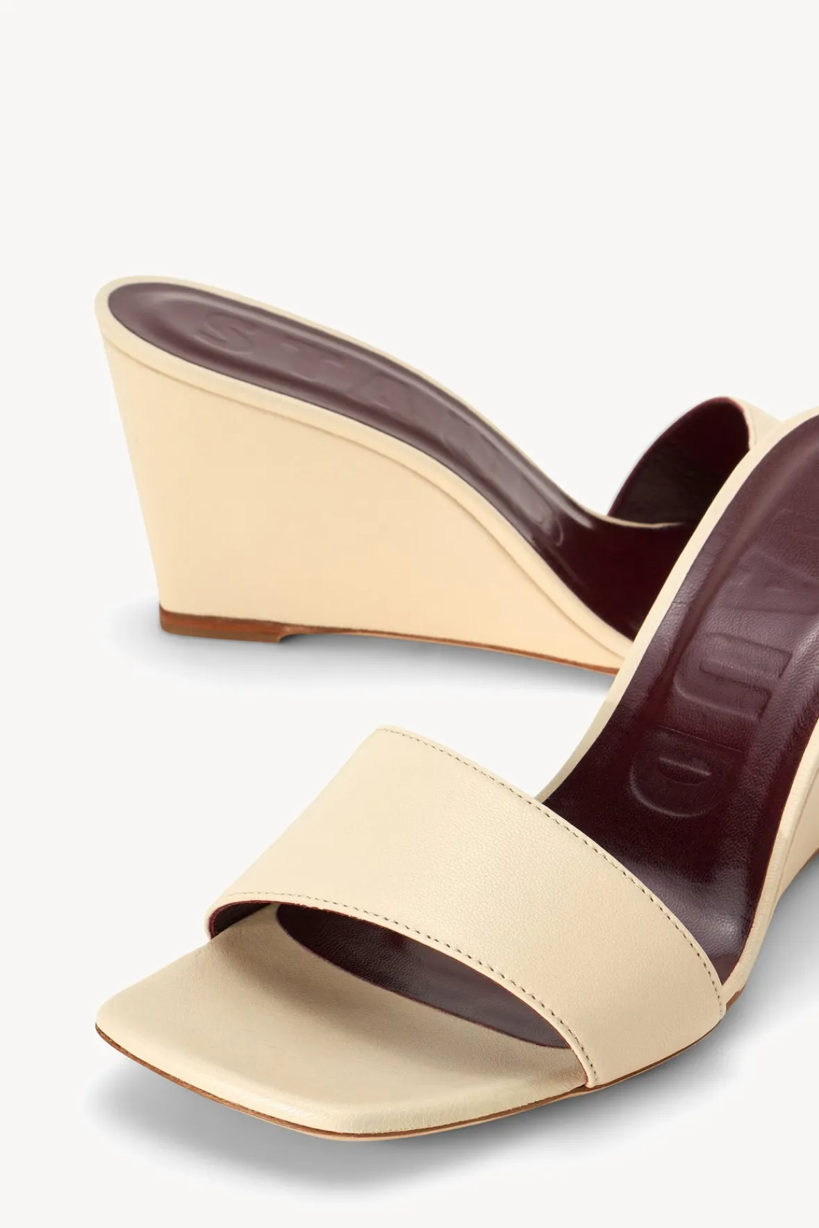 Platforms & Wedges<STAUD BILLIE WEDGE CREAM