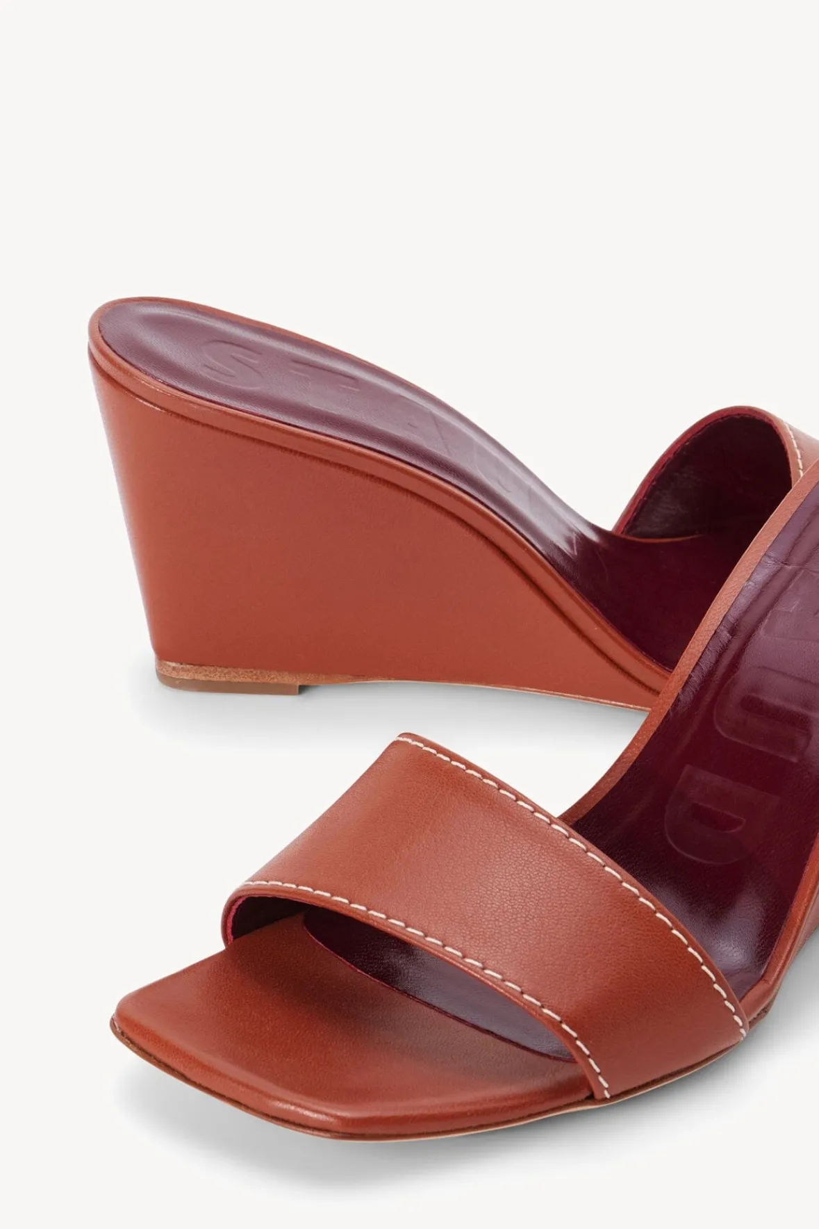 Platforms & Wedges<STAUD BILLIE WEDGE TAN