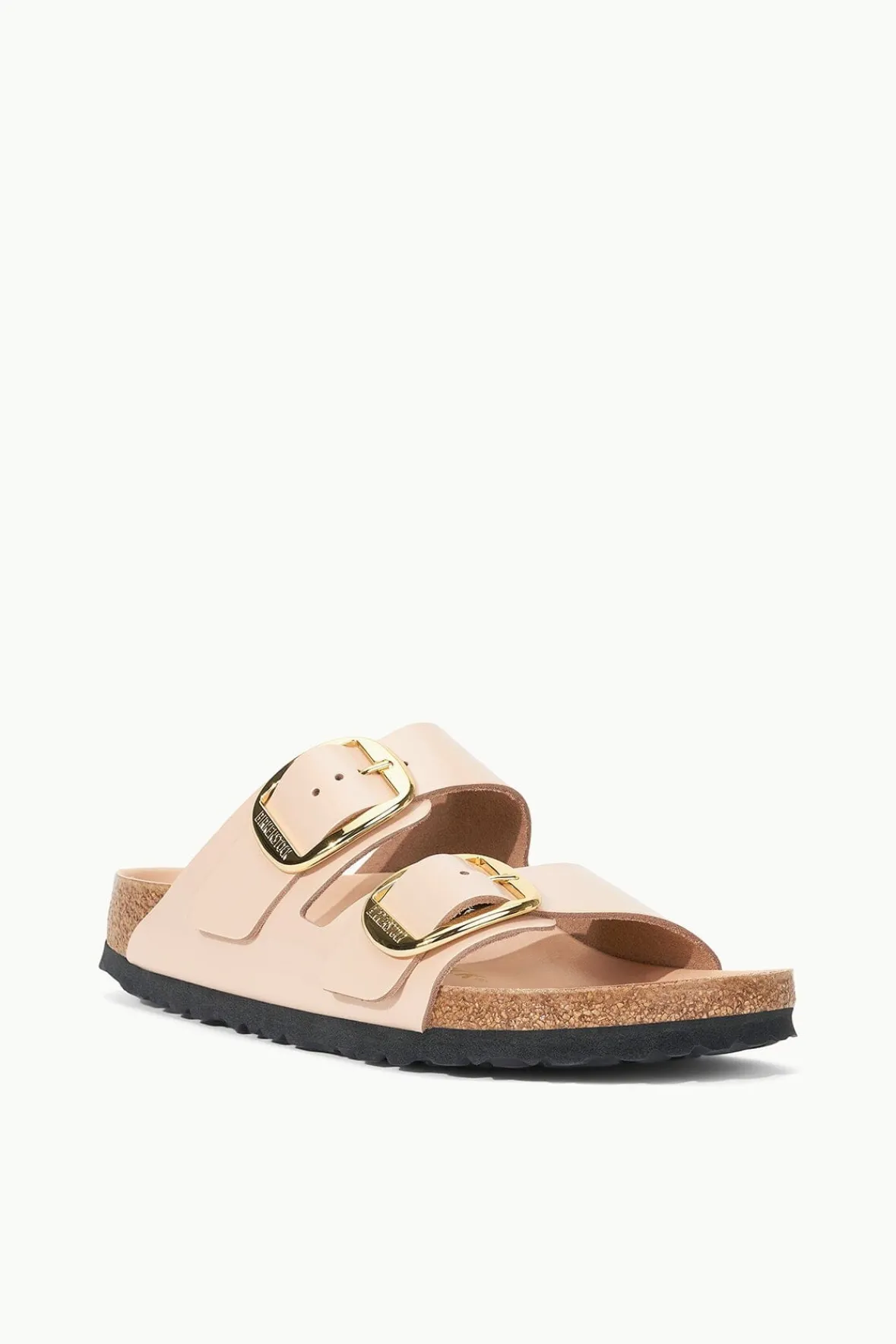 Sandals|Spring Slides<STAUD BIRKENSTOCK ARIZONA BIG BUCKLE SANDAL HIGH SHINE NEW BEIGE HIGHSHINENEWBEIGE