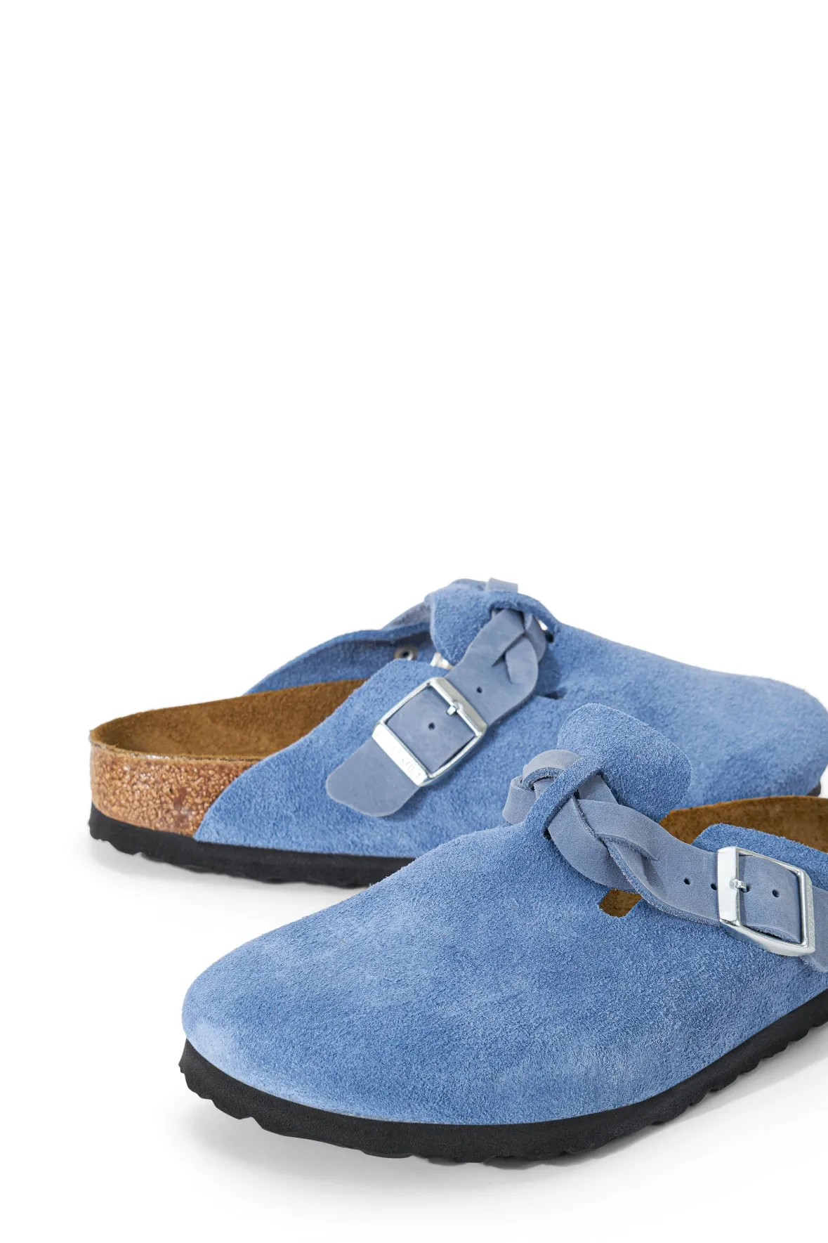 Spring Slides<STAUD BIRKENSTOCK BOSTON BRAID CLOG ELEMENTAL BLUE ELEMENTALBLUE