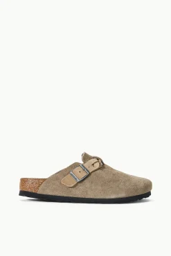 Spring Slides<STAUD BIRKENSTOCK BOSTON BRAID CLOG   TAUPE