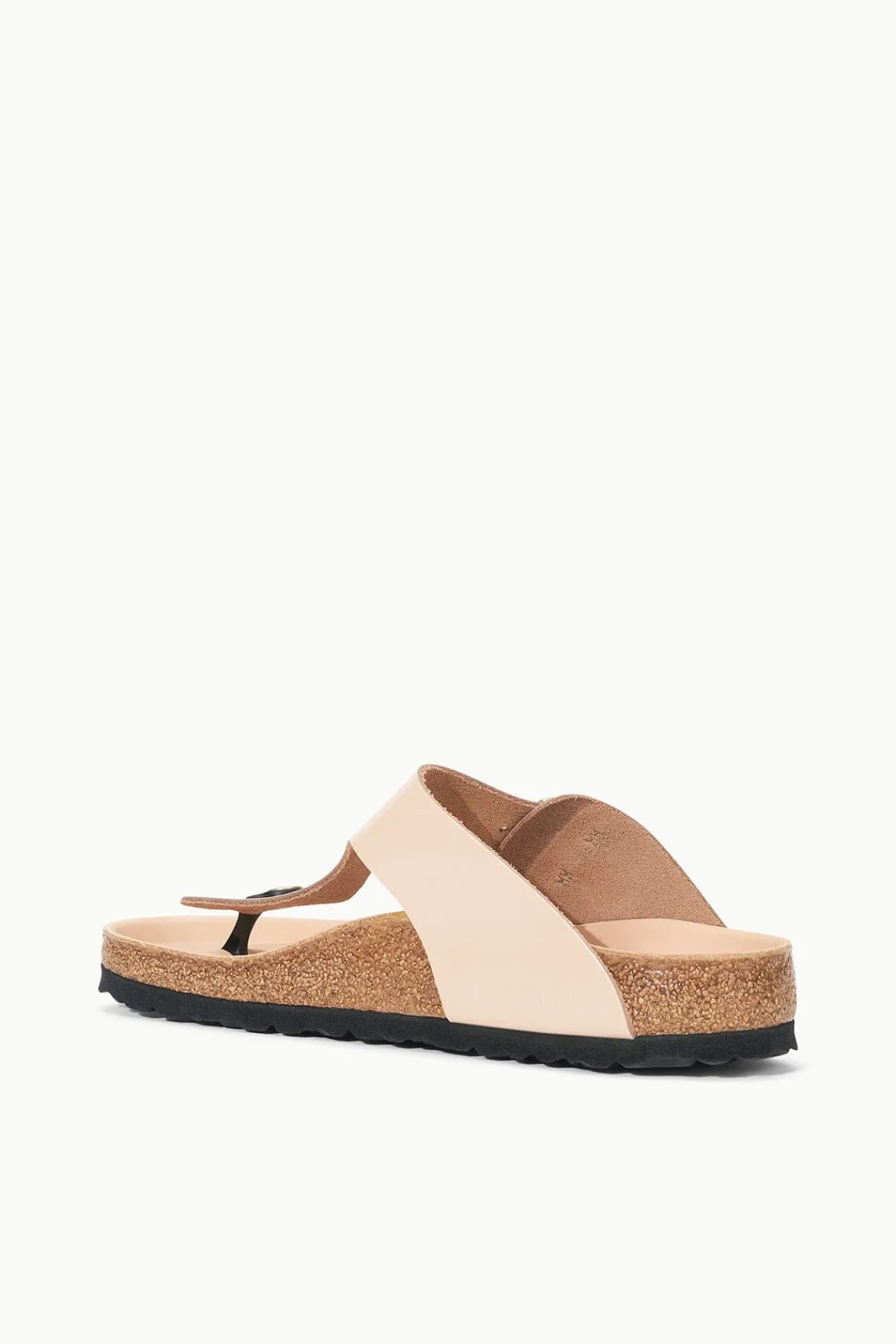 Sandals|Spring Slides<STAUD BIRKENSTOCK GIZEH BIG BUCKLE SANDAL HIGH SHINE NEW BEIGE HIGHSHINENEWBEIGE