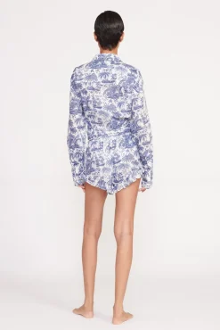 Cover-Ups<STAUD BOYANA SHORT  BLUE TOILE BLUETOILE