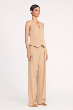 Best Sellers|Spring Suiting<STAUD BRETT VEST CAMEL
