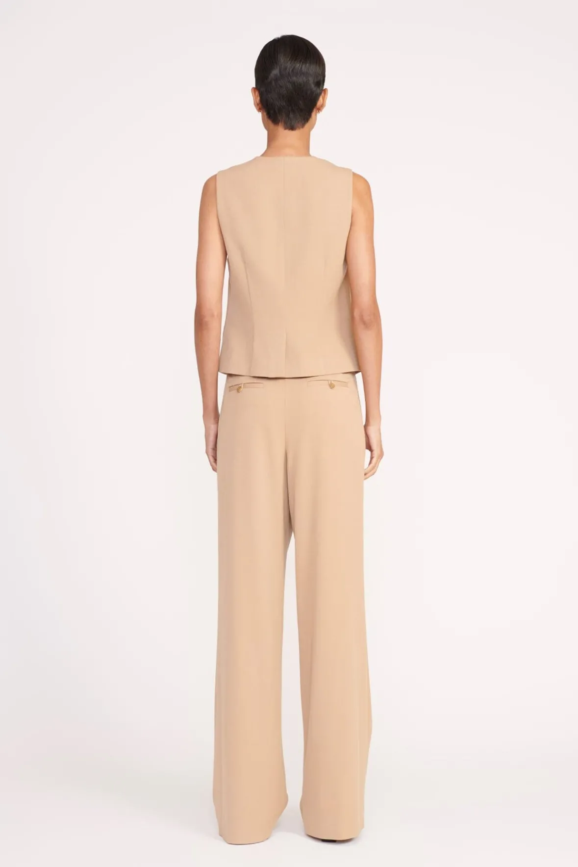 Best Sellers|Spring Suiting<STAUD BRETT VEST CAMEL