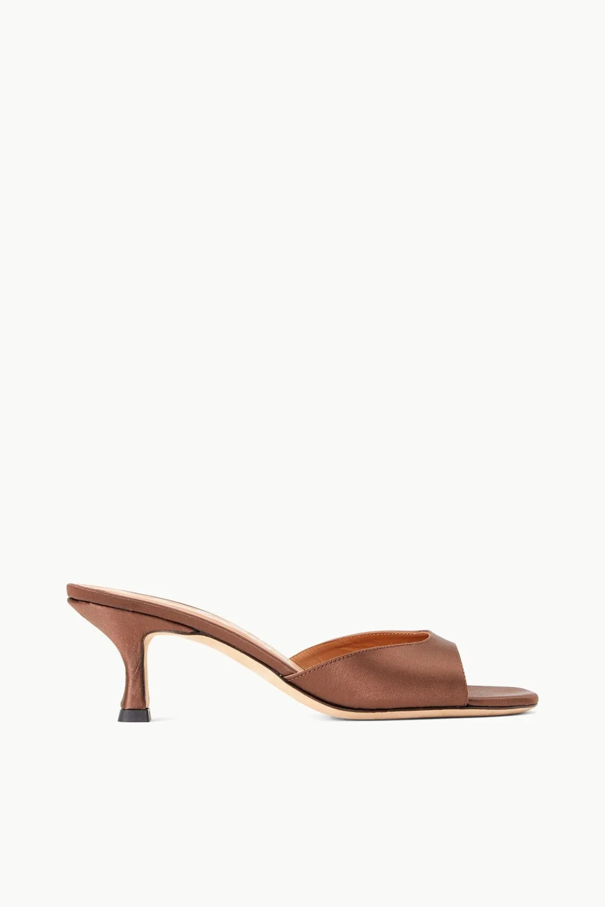 Mules & Flats<STAUD BRIGITTE MULE CLOVE SATIN CLOVESATIN