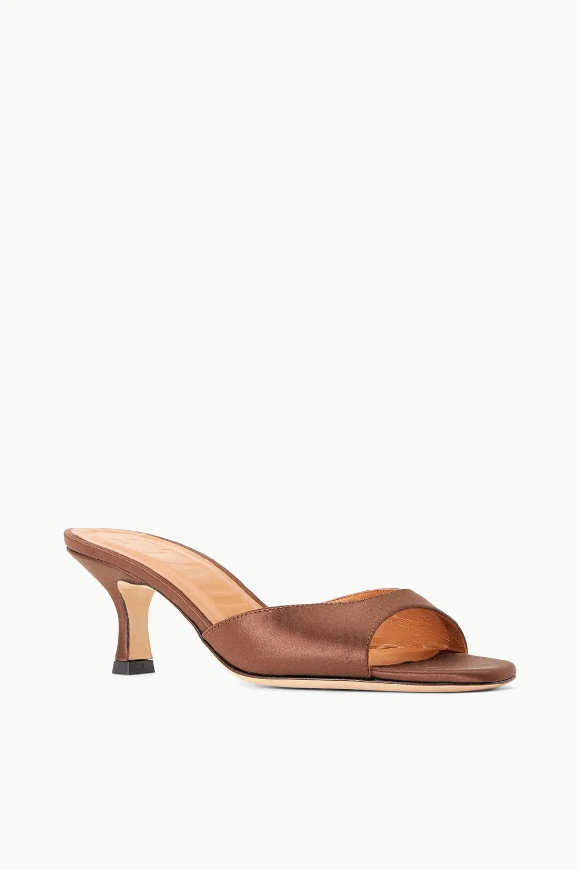 Mules & Flats<STAUD BRIGITTE MULE CLOVE SATIN CLOVESATIN